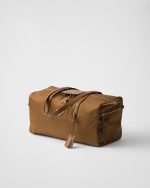 Large Re-Nylon Top-Handle Bag With Padlock - Image 2